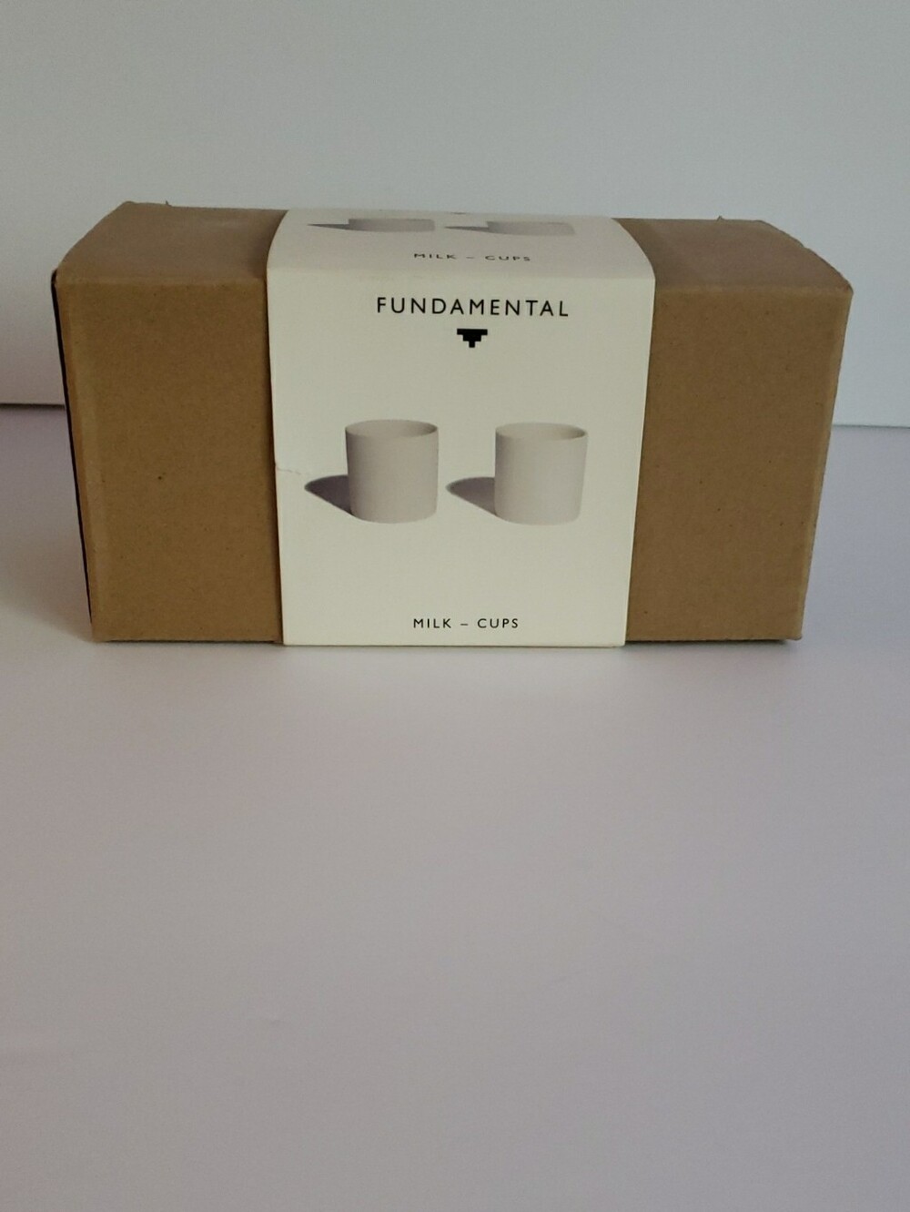 Fundamental Studio In Berlin Germany Milk Cups - White Porcelain Set Of 2